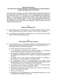 Satzung der Stadt Zeven über Erlaubnisse für Sondernutzungen in ...