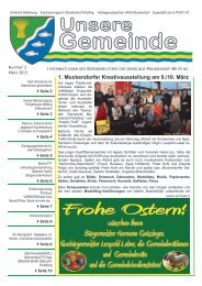 1. Muckendorfer Kreativausstellung am 9./10. März - Gemeinde ...
