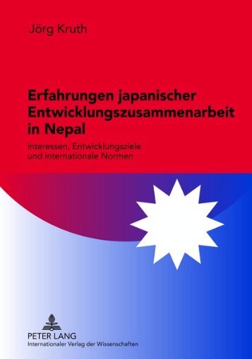 Erfahrungen japanischer Entwicklungszusammenarbeit ... - Peter Lang