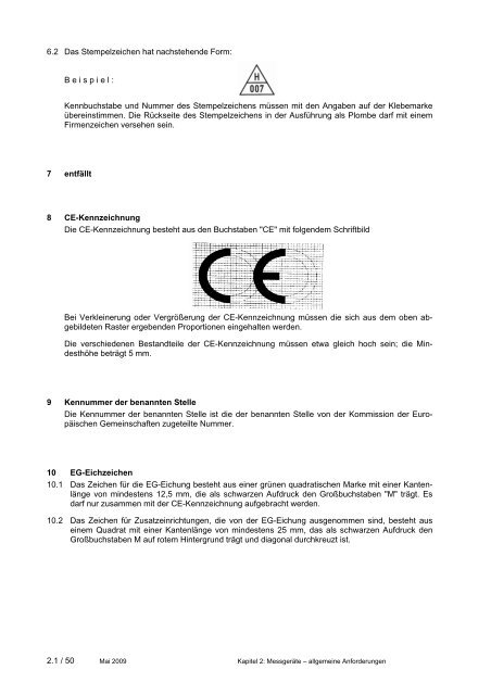 Eichordnung - Allgemeine Vorschriften - Swdu-netz.dvv.de