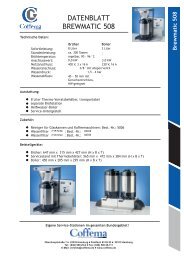 DATENBLATT BREWMATIC 508