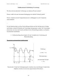 Metalle II, Teil c - Lehrstuhl Metallische Werkstoffe, Universität ...