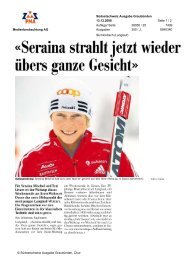 Seraina stahlt nun wieder übers ganze Gesicht ... - Seraina Mischol