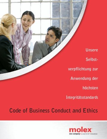 über den molex code of business conduct and ethics