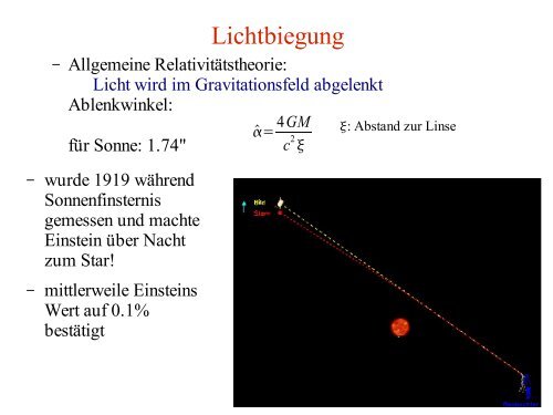 Gravitationslinsen, Gamma Ray Burster, Exoplaneten
