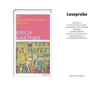 Leseprobe - Atrium Verlag