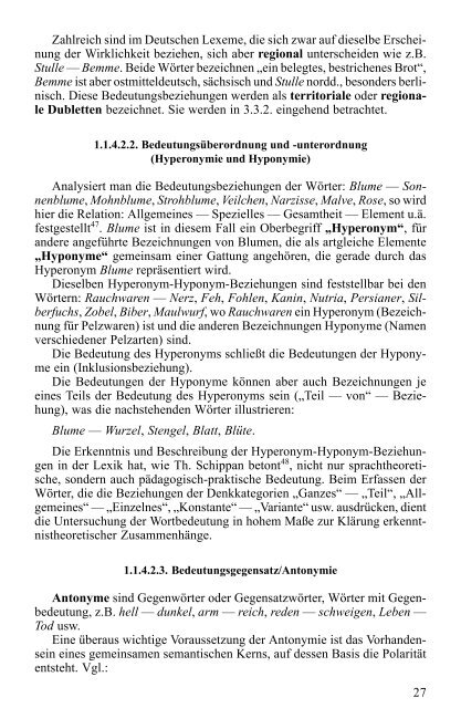 LEXIKOLOGIE DER DEUTSCHEN GEGENWARTSSPRACHE ...