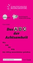 ABC der Achtsamkeit - Schulpsychologie