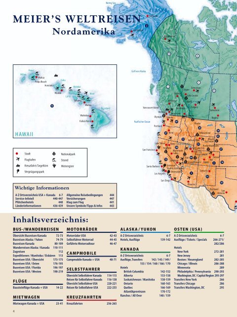 MEIER'S WELTREISEN - Nordamerika (2. Auflage) - Sommer 2009