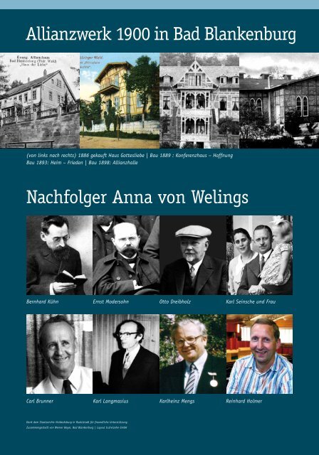 Anna von Weling und die Anfänge der Bad Blankenburger ...