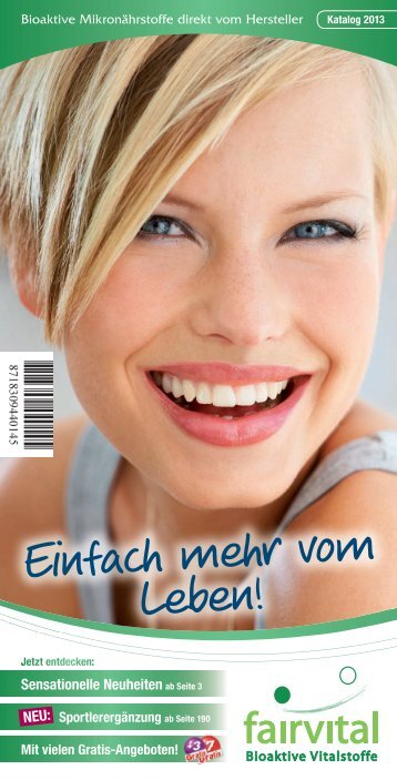 Sensationelle Neuheitenab Seite 3 NEU: - Fairvital