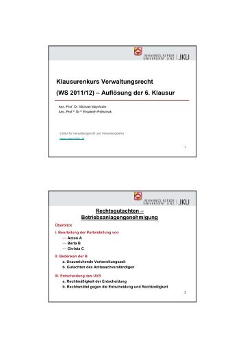 Download - Institut für Verwaltungsrecht und Verwaltungslehre der ...