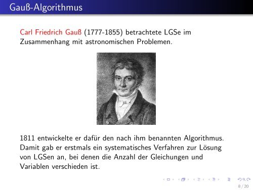 Kurze Geschichte der linearen Algebra