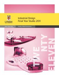 Industrial Design Final  Year Studio 2011 - UNSW Newsroom