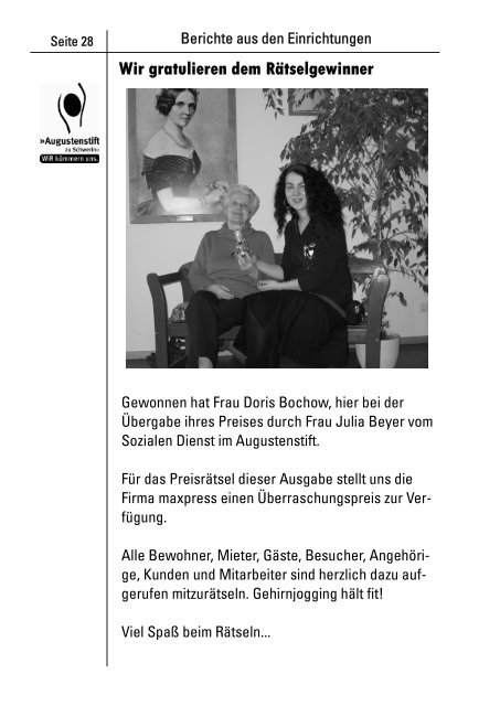 Laila Krüger (Teamleiterin), Diana Interview: Ines Rettschlag