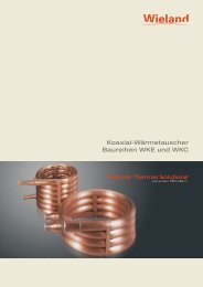 Koaxial-Wärmetauscher Baureihen WKE und WKC - Wieland ...