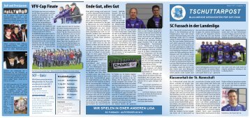 Tschuttarpost, Ausgabe 1 - SC Fussach