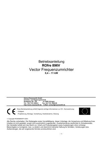 Vector Frequenzumrichter