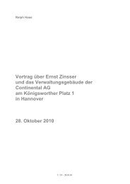 Vortrag über Ernst Zinsser und das Verwaltungsgebäude der ...