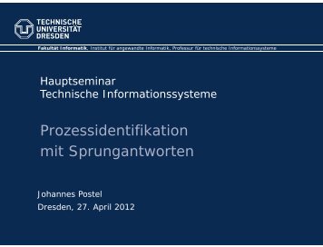 Prozessidentifikation mit Sprungantworten