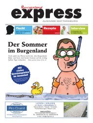 Die Zeitung zum Download als PDF (Ausgabe Mattersburg)