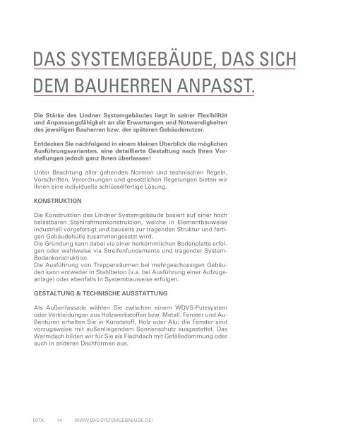 KiTas - Das Systemgebäude.