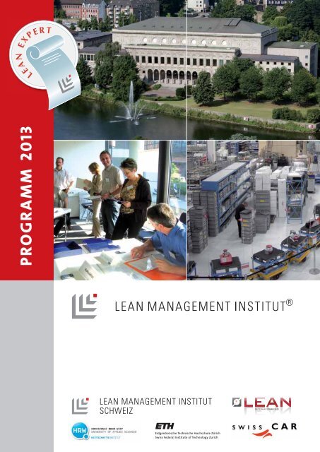 Seminarprogramm 2013. - Lean Management Institut