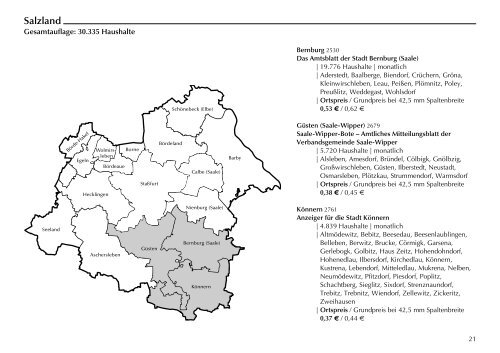 V+D LINUS WITTICH KG Herzberg Mediadaten Sachsen-Anhalt ...