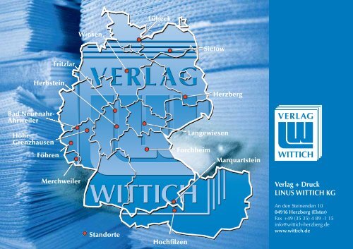 V+D LINUS WITTICH KG Herzberg Mediadaten Sachsen-Anhalt ...