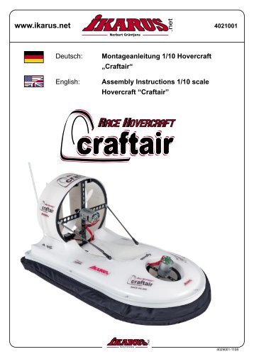 Anleitung Craftair 4029001-1108.indd - Ikarus