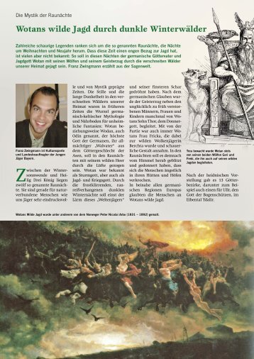 Wotans wilde Jagd durch dunkle Winterwälder