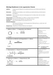 Wichtige Reaktionen in der organischen Chemie - Chemieunterricht ...
