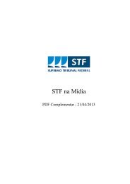 STF na Mídia