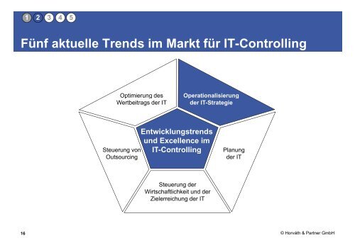 Entwicklungstrends und Excellence im IT-Controlling Excellence im ...