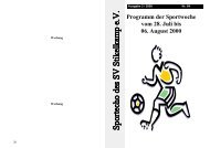 Sportecho Ausgabe 2/2000 Nr. 84 - SV Stikelkamp