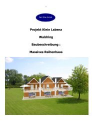 Baubeschreibung Feriendoppelhäuser - JN-Immobilien