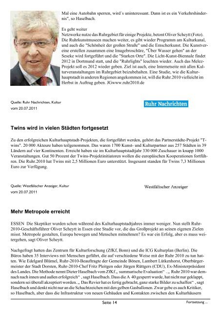 Artikel lesen (pdf) - Culturplan Unternehmensberatung AG