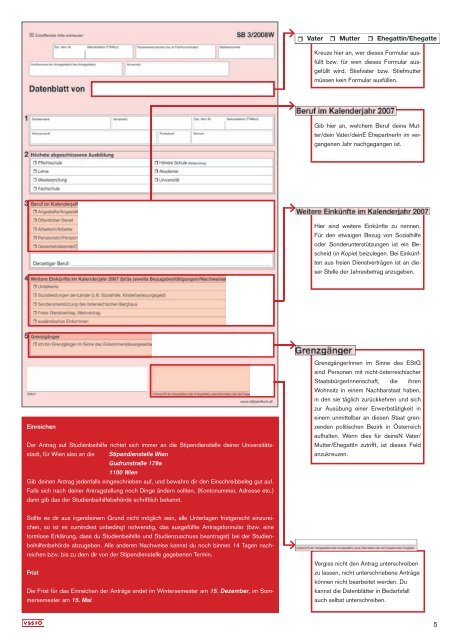 Studienbeihilfe – leicht gemacht. - VSStÖ