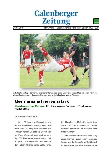 Musterbogen CZ - 1. FC Germania E / L