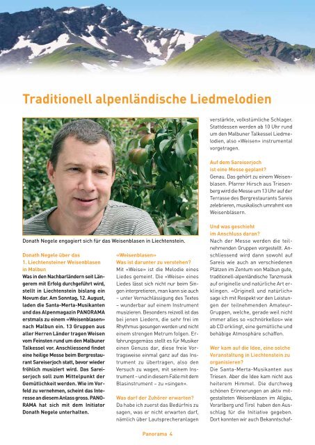 Download - Das liechtensteinische Alpenmagazin - Verein Panorama