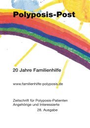 20 Jahre Familienhilfe - Dezember 2011 - Familienhilfe Polyposis ...