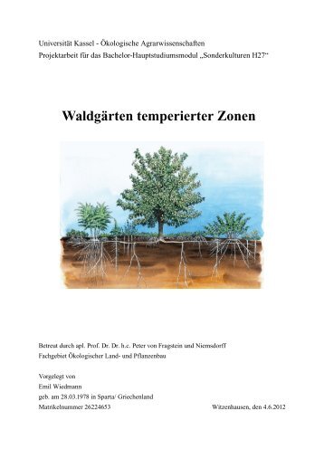 Waldgärten temperierter Zonen - Naturefund