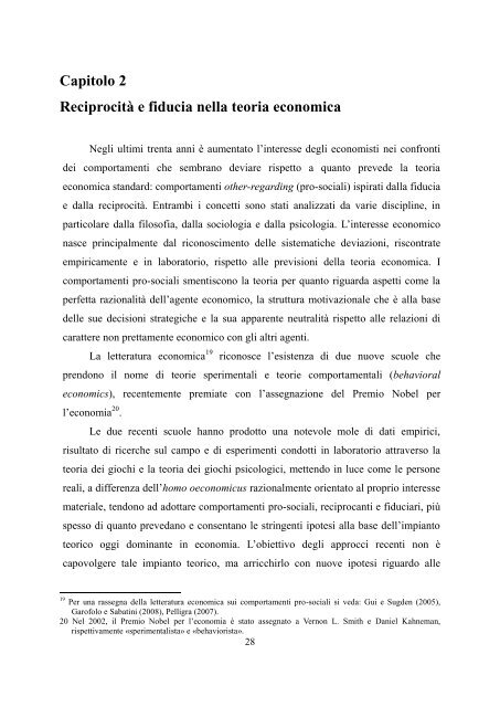 Sistemi di scambio non monetario e reciprocità: il caso di Banca del ...