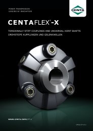 CENTAFLEX®-X - CENTA Antriebe Kirschey GmbH