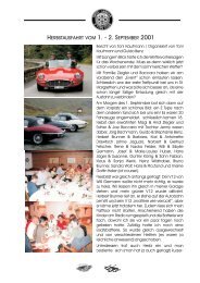 Bericht PDF (441 KB) - Swiss Jaguar E Type Club