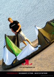 handbuch Wasser kites . bar system - JN Kites