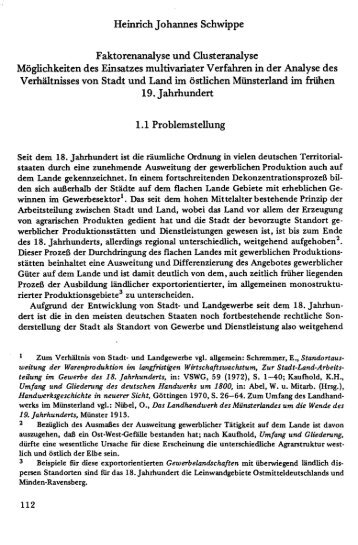 Heinrich Johannes Schwippe Faktorenanalyse und ... - SSOAR