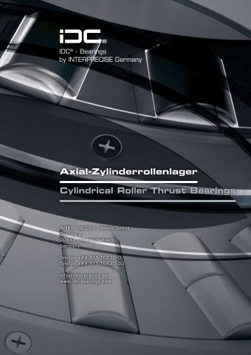 Axial-Zylinderrollenlager Cylindrical Roller Thrust Bearings