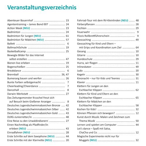 Download Ferienkarussell - Jugendpflege der Universitätsstadt ...