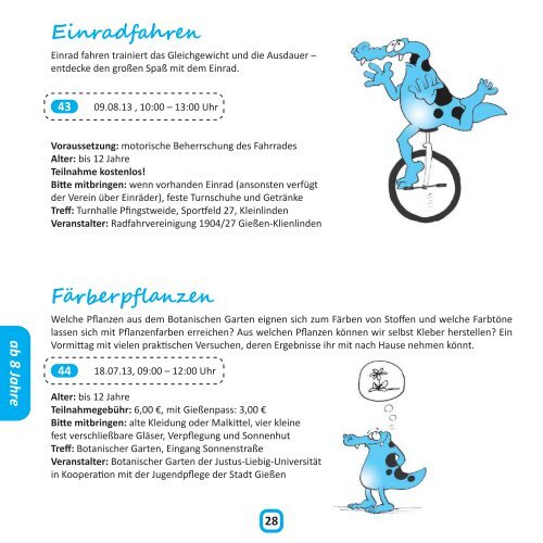 Download Ferienkarussell - Jugendpflege der Universitätsstadt ...